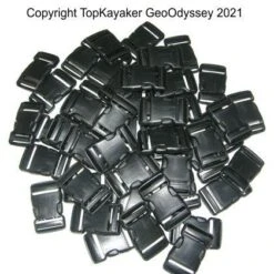 1.5 Inch Dual Adjustable Acculoc Buckles, 50 Pack