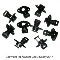 Beckson Drain Plug With Base, 10 Pack