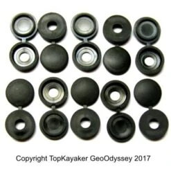 Hinged Screw Caps, 10 Pack