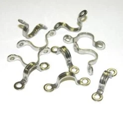 SMALL Stainless Steel Pad Eyes, 10 Pack