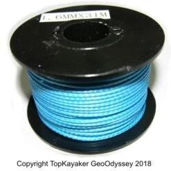 Blue Low Friction Skeg Line, 100 Foot Spool