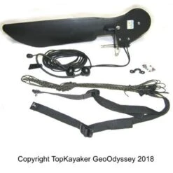 Classic Prijon Rudder Kit, Bayonet Pin