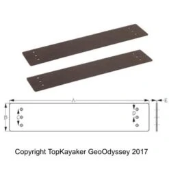 Sea-Lect Footbrace Height Adjuster Kit