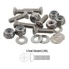 Sea-Lect 10-32 X 1 Inch Oval Head Fastener 6 Pack