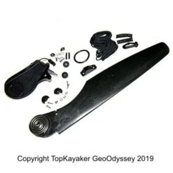 Smart Track Hybrid Foil Rudder, Solo, Bayonet Pin