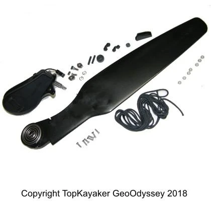 Smart Track Hybrid Foil Rudder, Tandem, Bayonet Pin