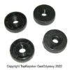 Pyranha Foot Rest Wheel Nuts, 4 Pack