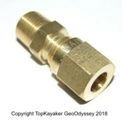 Valley Skeg Tube Compression Fitting