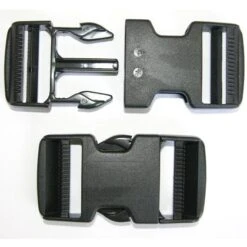 Dual Adjustable Side Release Buckles, 1.5 In. 50 Pack